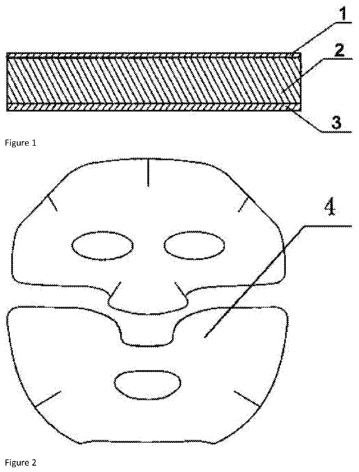 Medical cold compress patch and preparation method