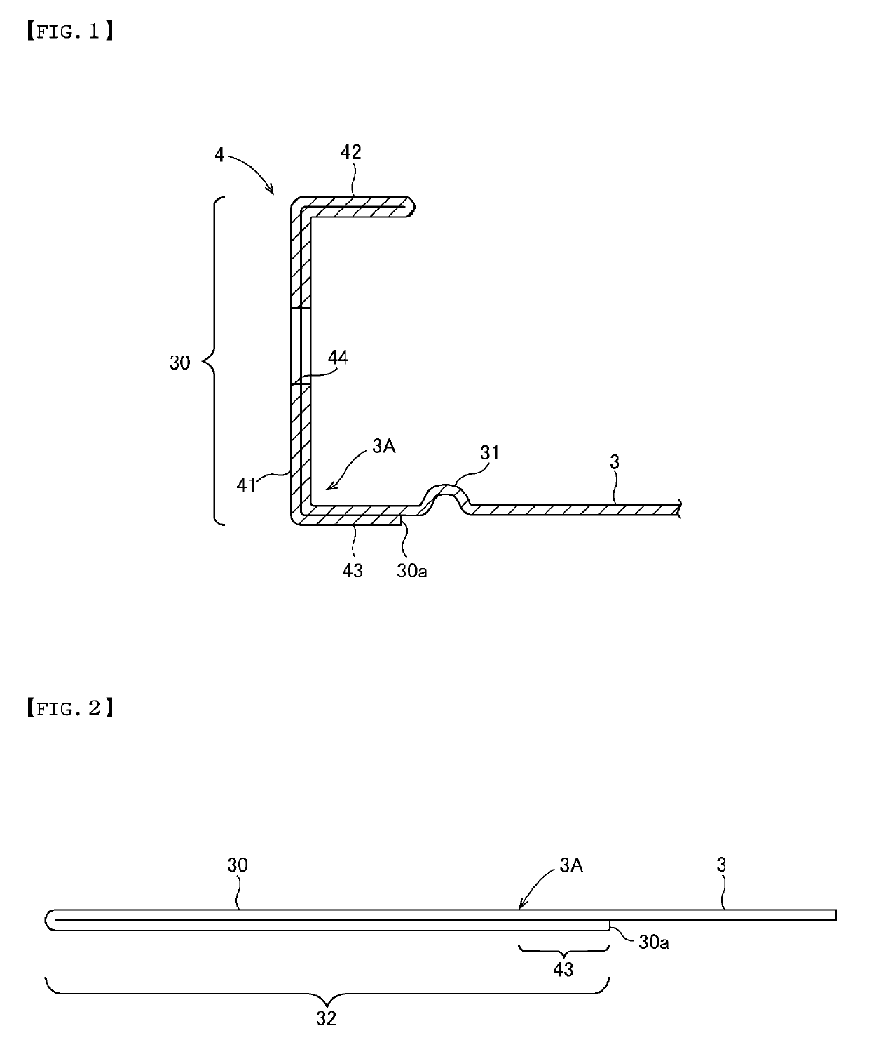 Duct flange structure, and manufacturing method for the same