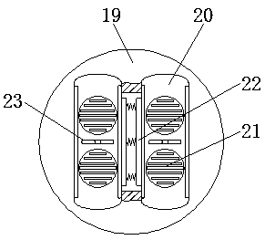Automatic trademark-printing and packaging device for slipper production