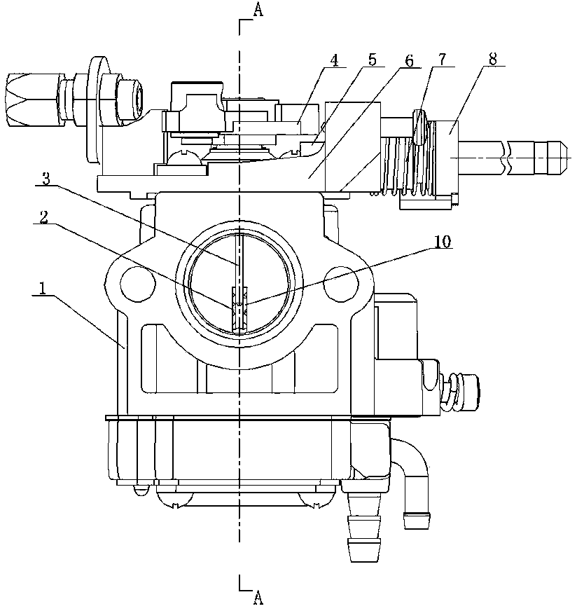 Rotary valve type membrane carburetor