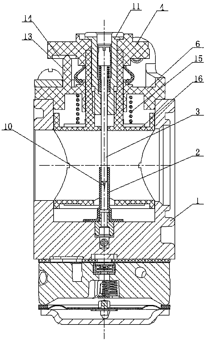 Rotary valve type membrane carburetor