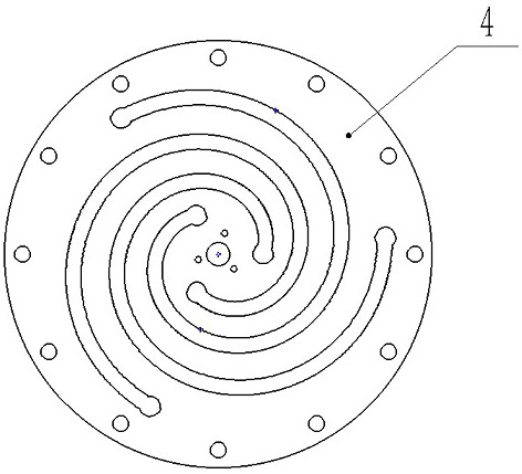 A moving coil linear compressor based on scroll plate spring support and electric conduction