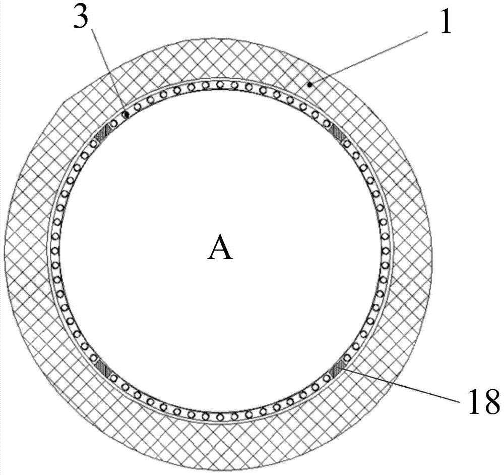 An underground storage silo for storing fuel storage tanks in nuclear power plants