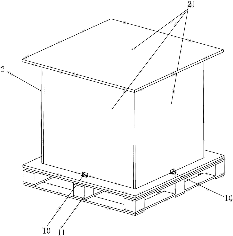 Combined stealing-disassembling-preventing packaging box and stealing-disassembling preventing method