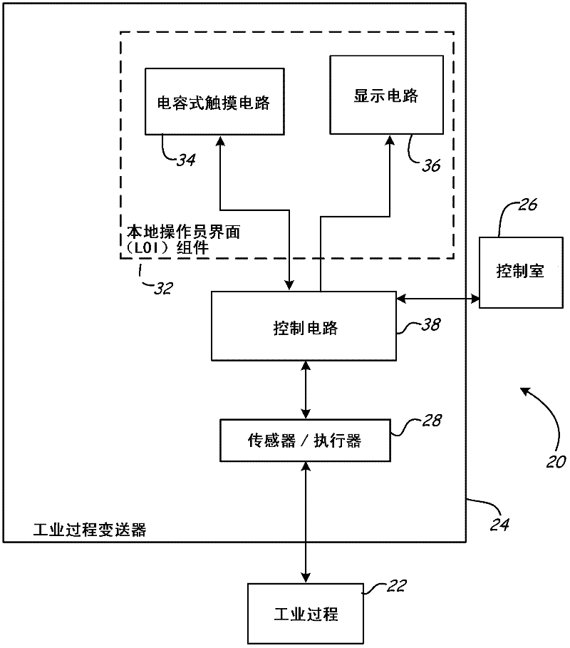 Capacitive touch interface assembly