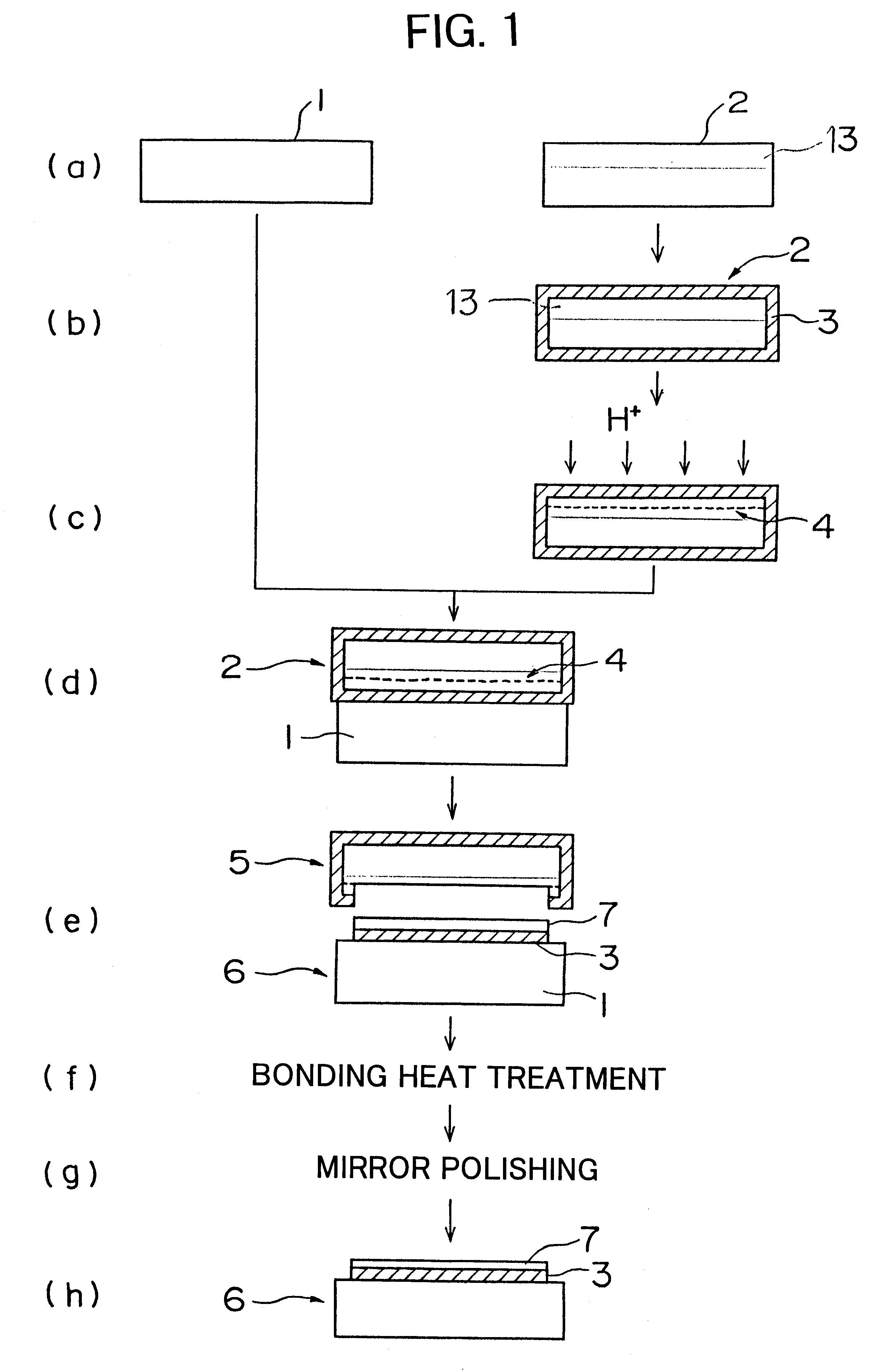 Method of recycling a delaminated wafer and a silicon wafer used for the recycling