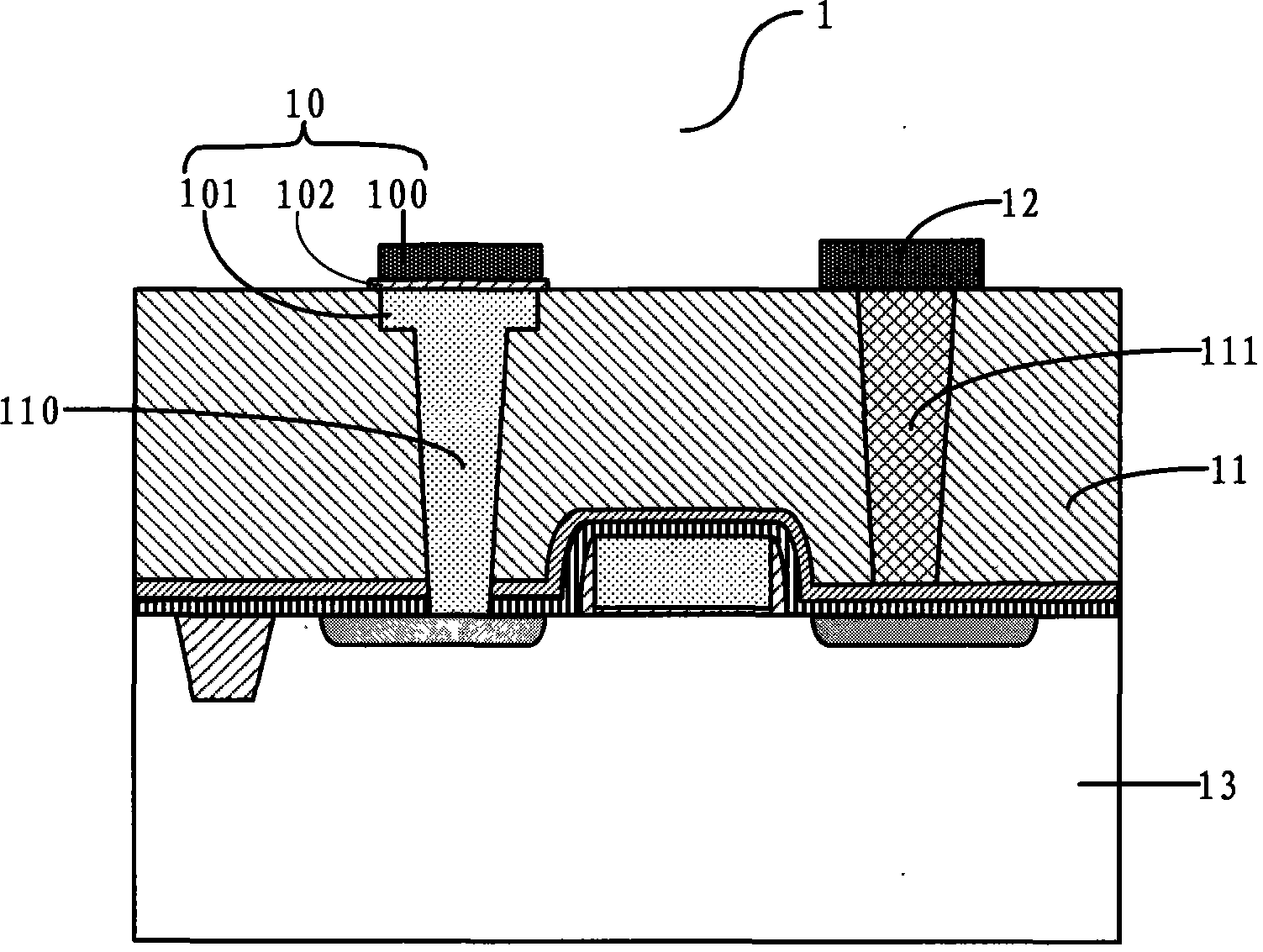 Modified capacitor and method for manufacturing same