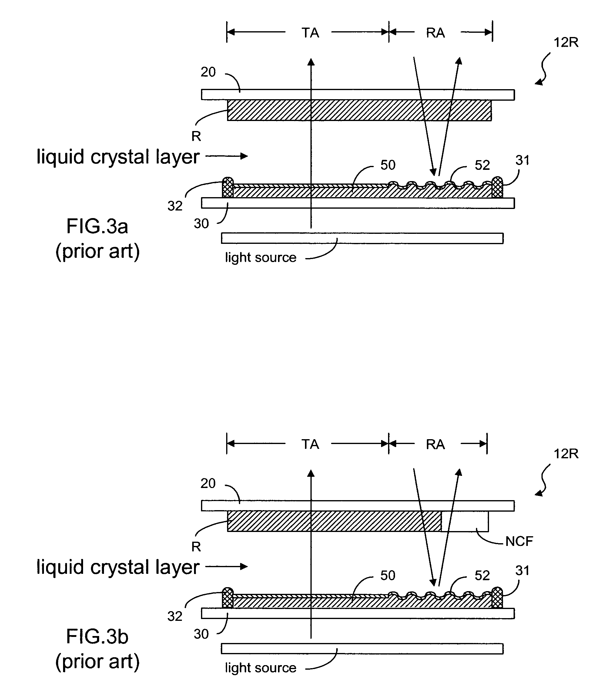 Transflective liquid crystal display with partially shifted reflectivity curve