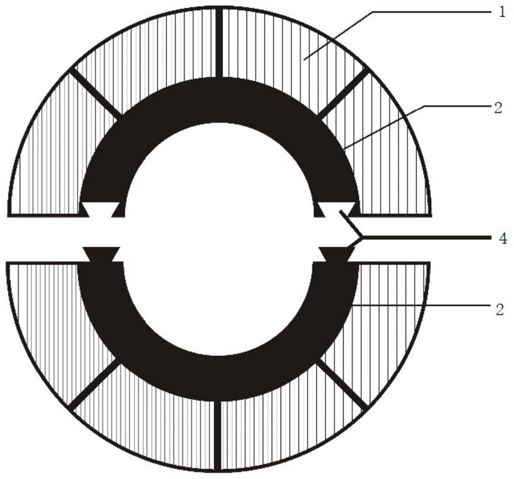 Portable nuclear magnetic resonance logging calibration device and rapid calibration method