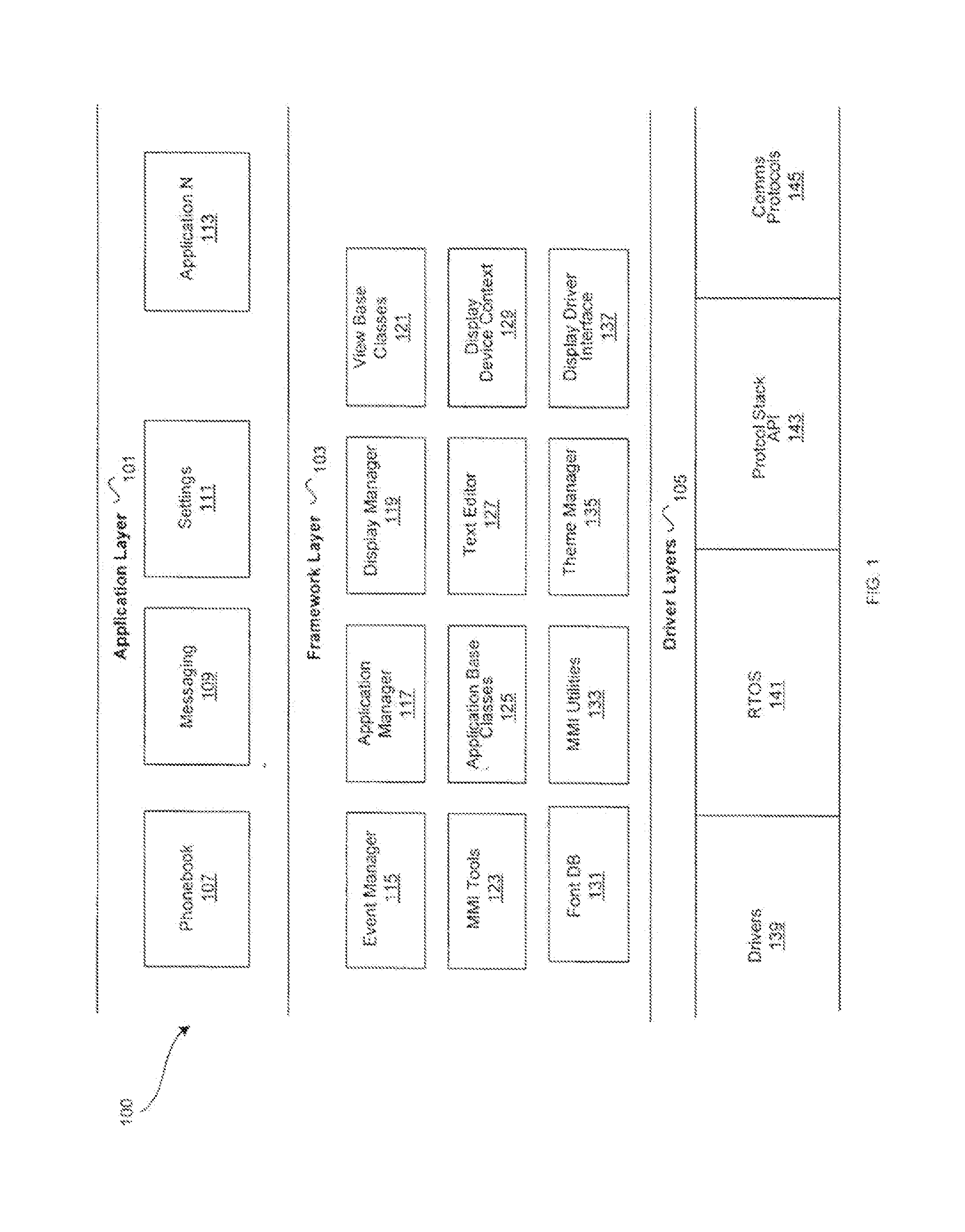 Method and System for an Application Framework for a Wireless Device