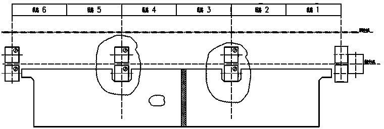 Combined raft foundation of outdoor framework and GIS equipment in transformer substation