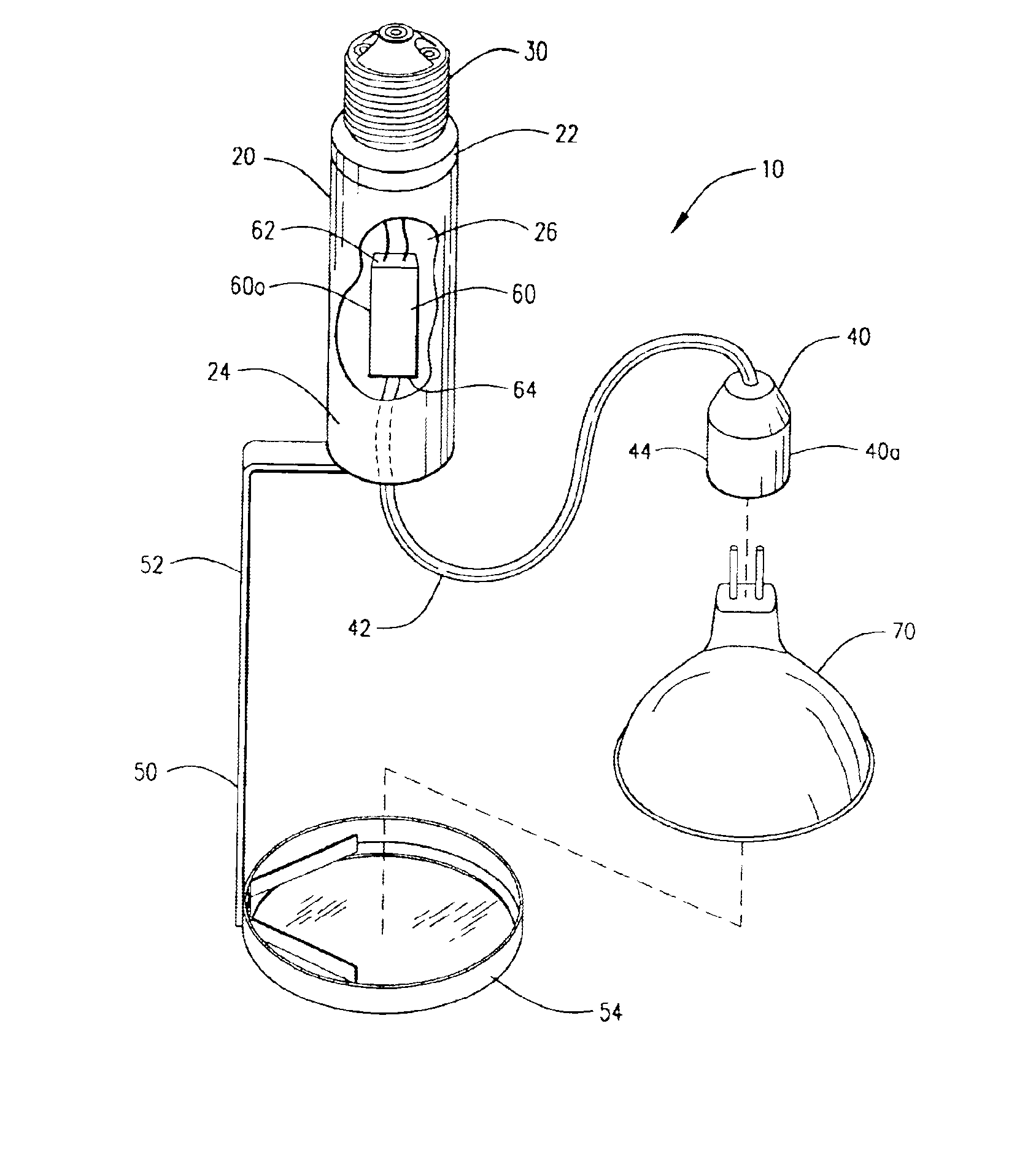 120 volt to 12 volt MR16 adapter