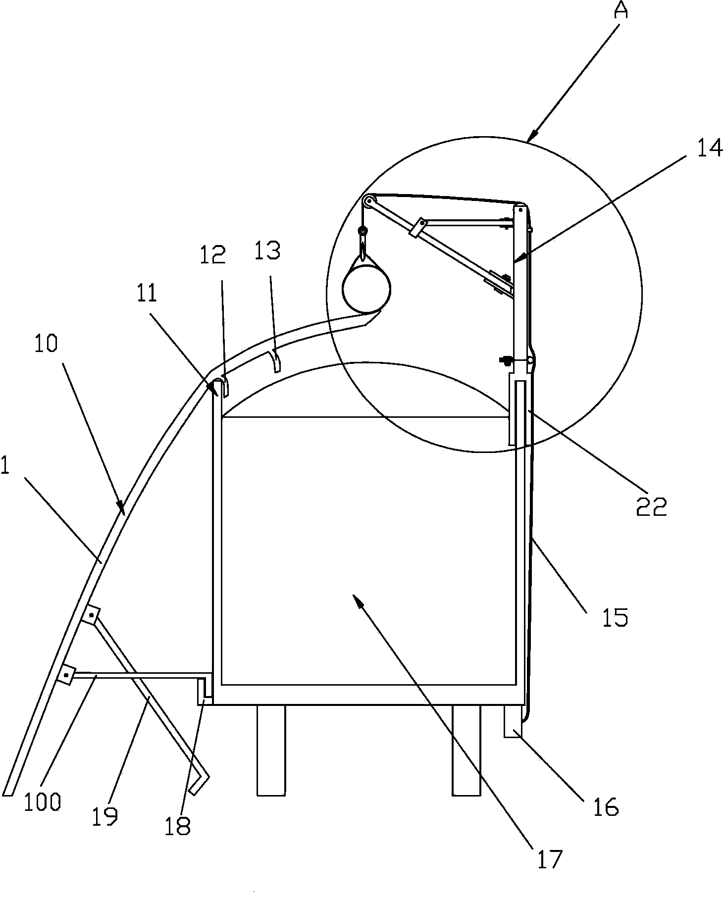 Hanger for metal pipe and vehicle with hanger