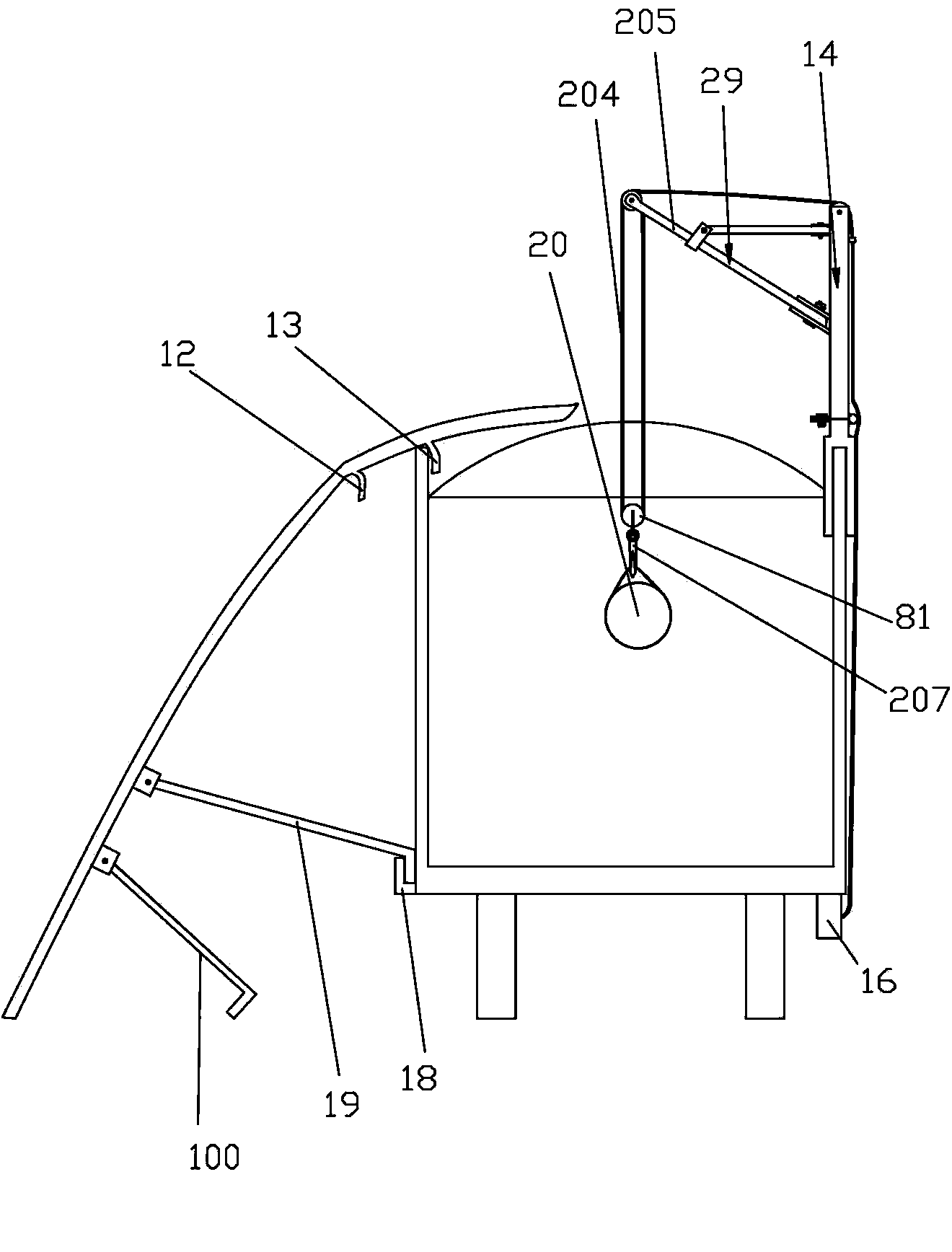 Hanger for metal pipe and vehicle with hanger