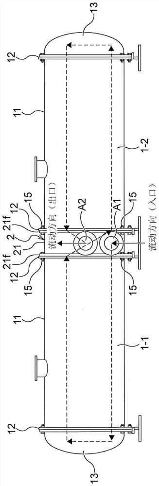 Connecting device for heat exchanger