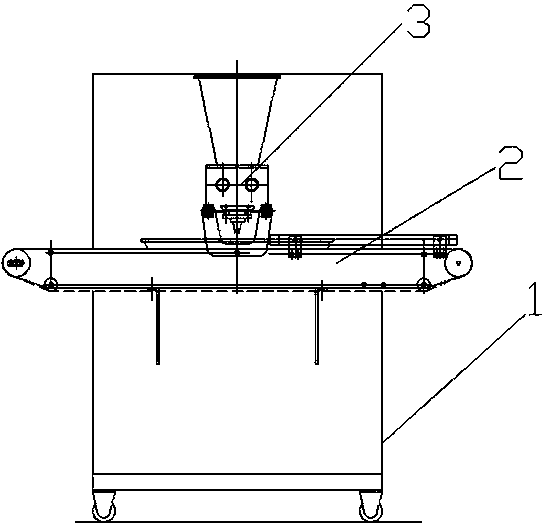 Western-style cake and pastry processing machine