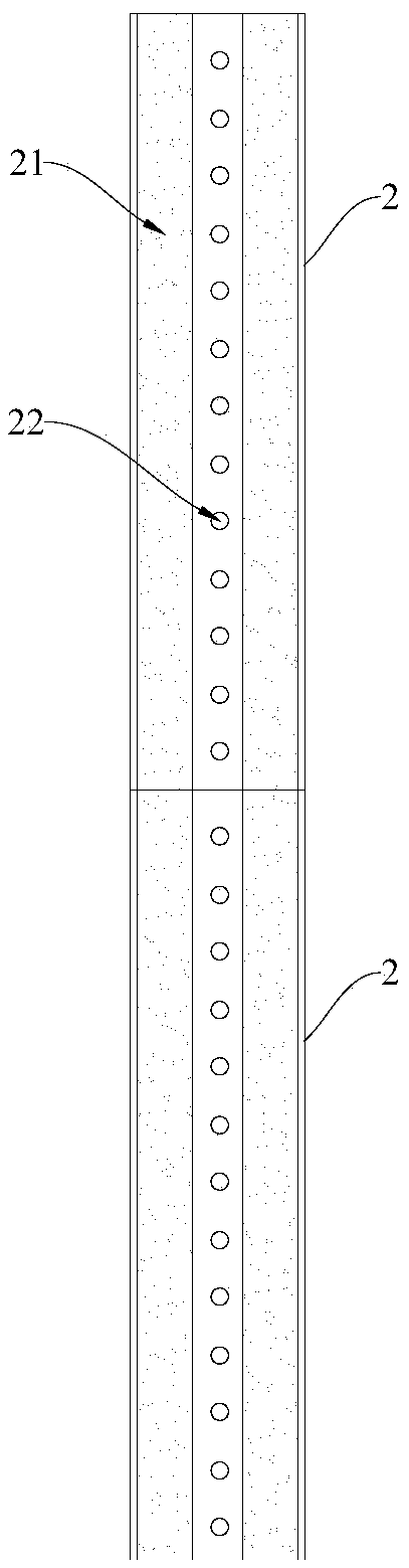 Air floating type glass conveying device