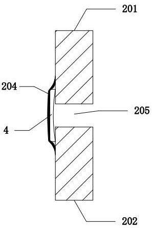 Butt welding auxiliary device for single-side welding and double-side forming of small-size rectangular pipe and construction method