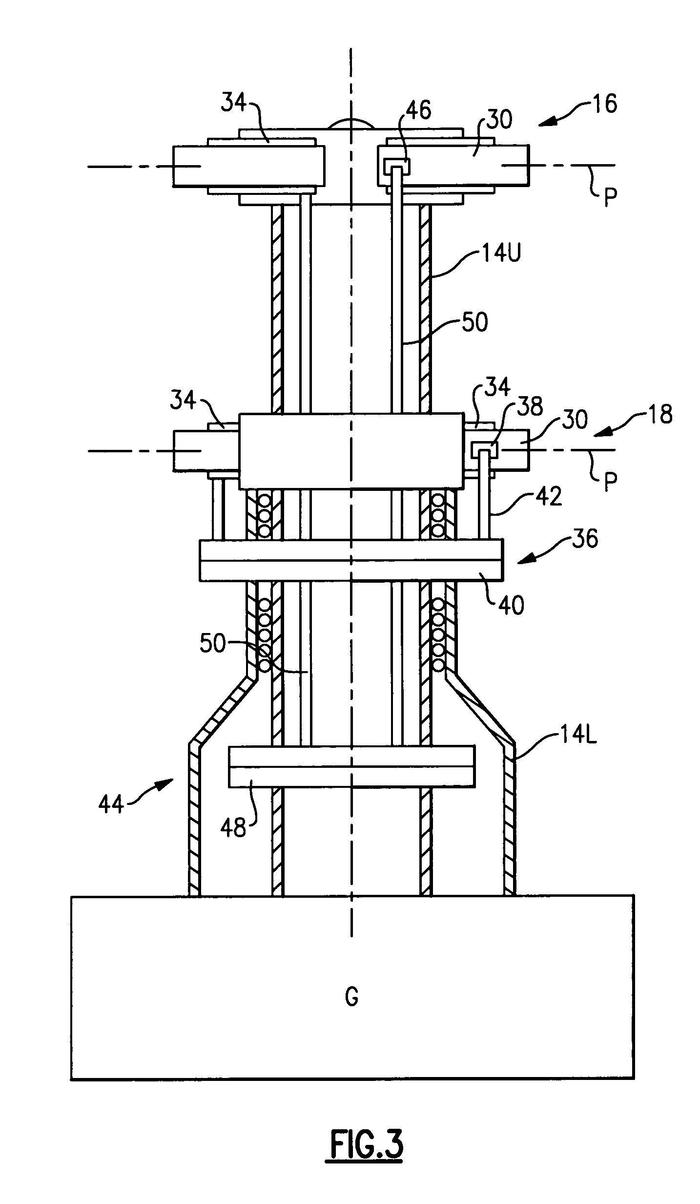 Dual higher harmonic control (HHC) for a counter-rotating, coaxial rotor system