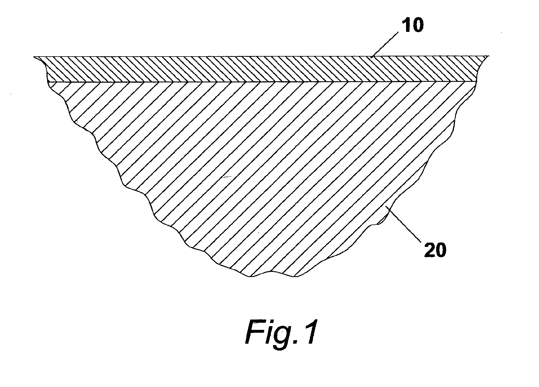 Continuous or discrete metallization layer on a ceramic substrate