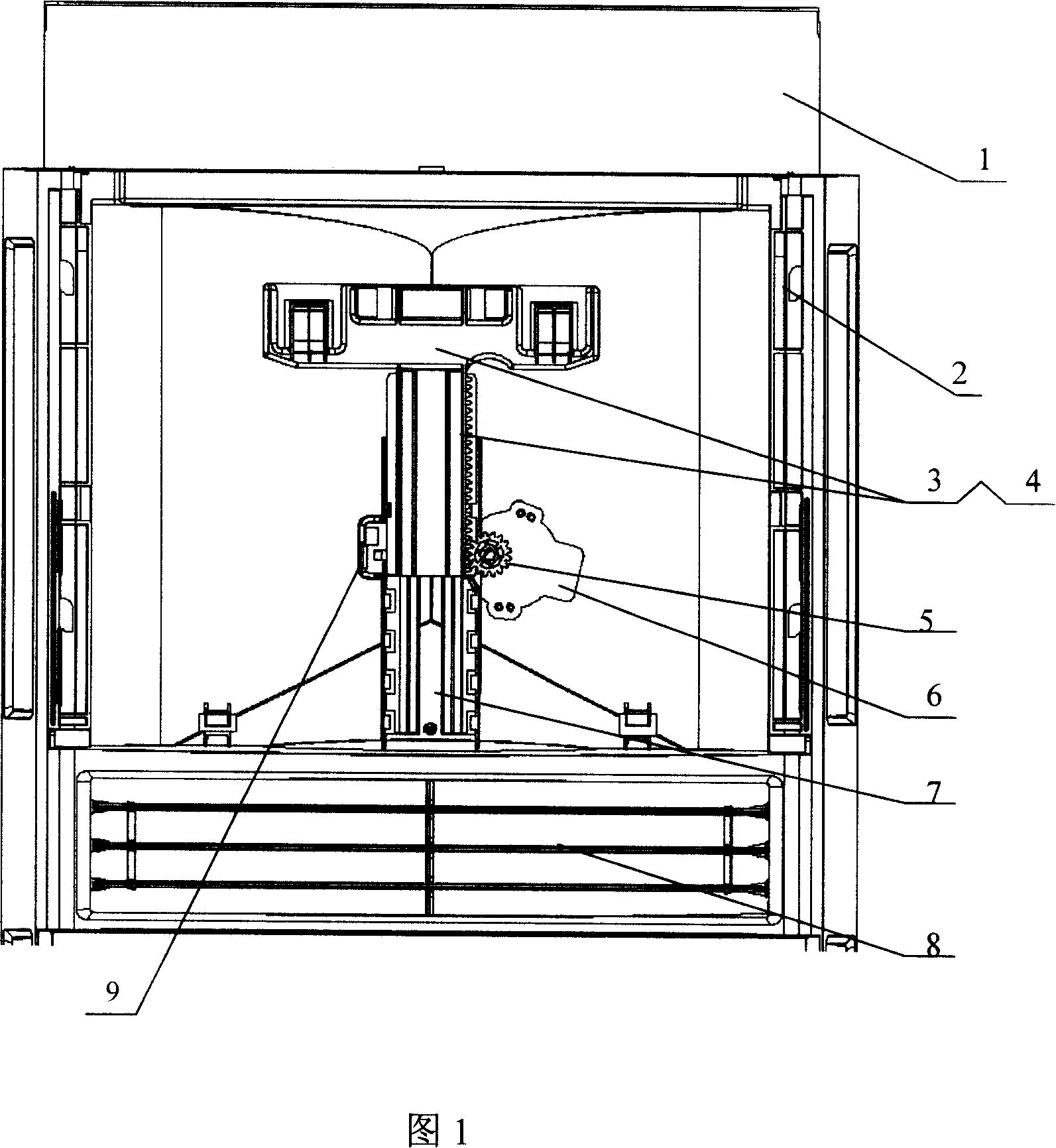 Automatic door structure of air conditioner wind outlet