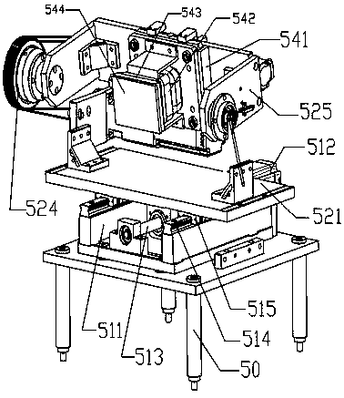 Arc edge automatic grinding mechanism used for electronic products