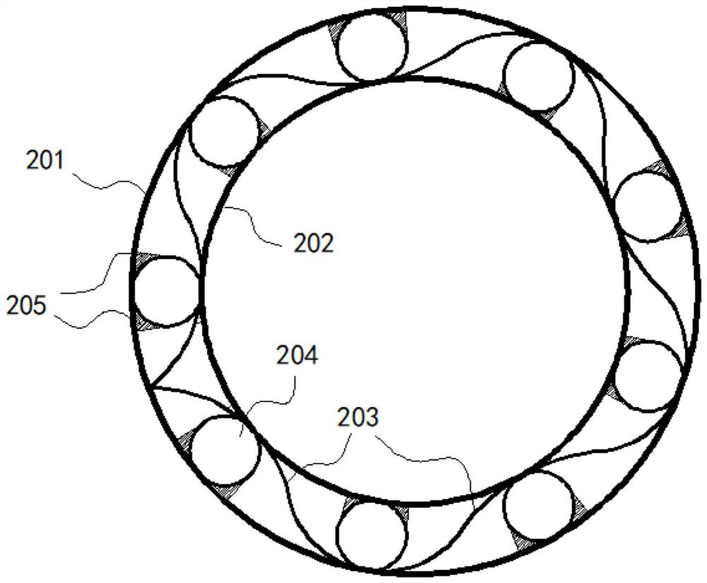 Application method of multi-ellipse and ring-shaped composite braces in deep and large mud foundation pit engineering