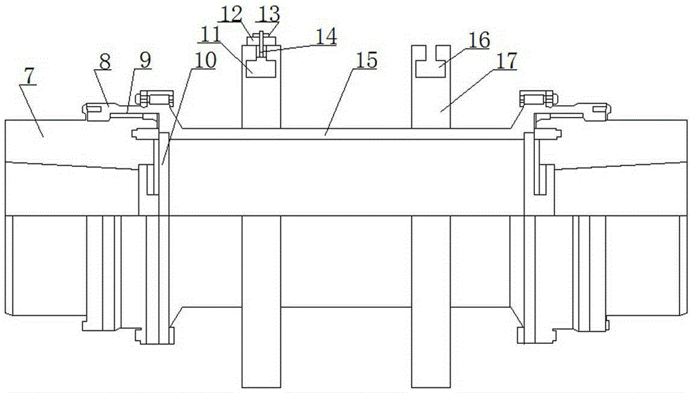 A shaft dynamic balance experiment device