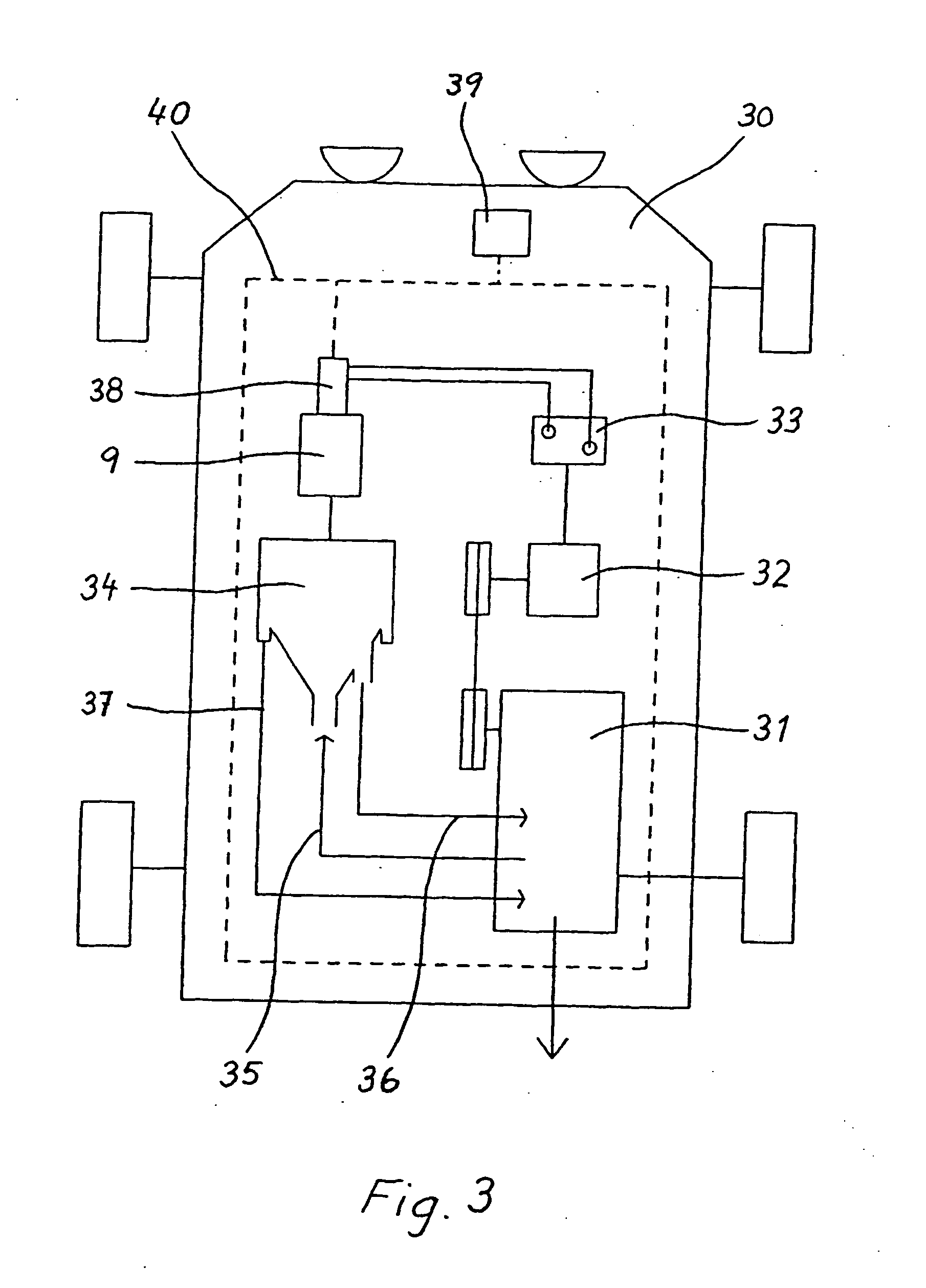 Method and a device for cleaning of crankcase gas