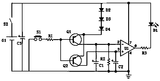 Measuring circuit for electrolytic capacitor