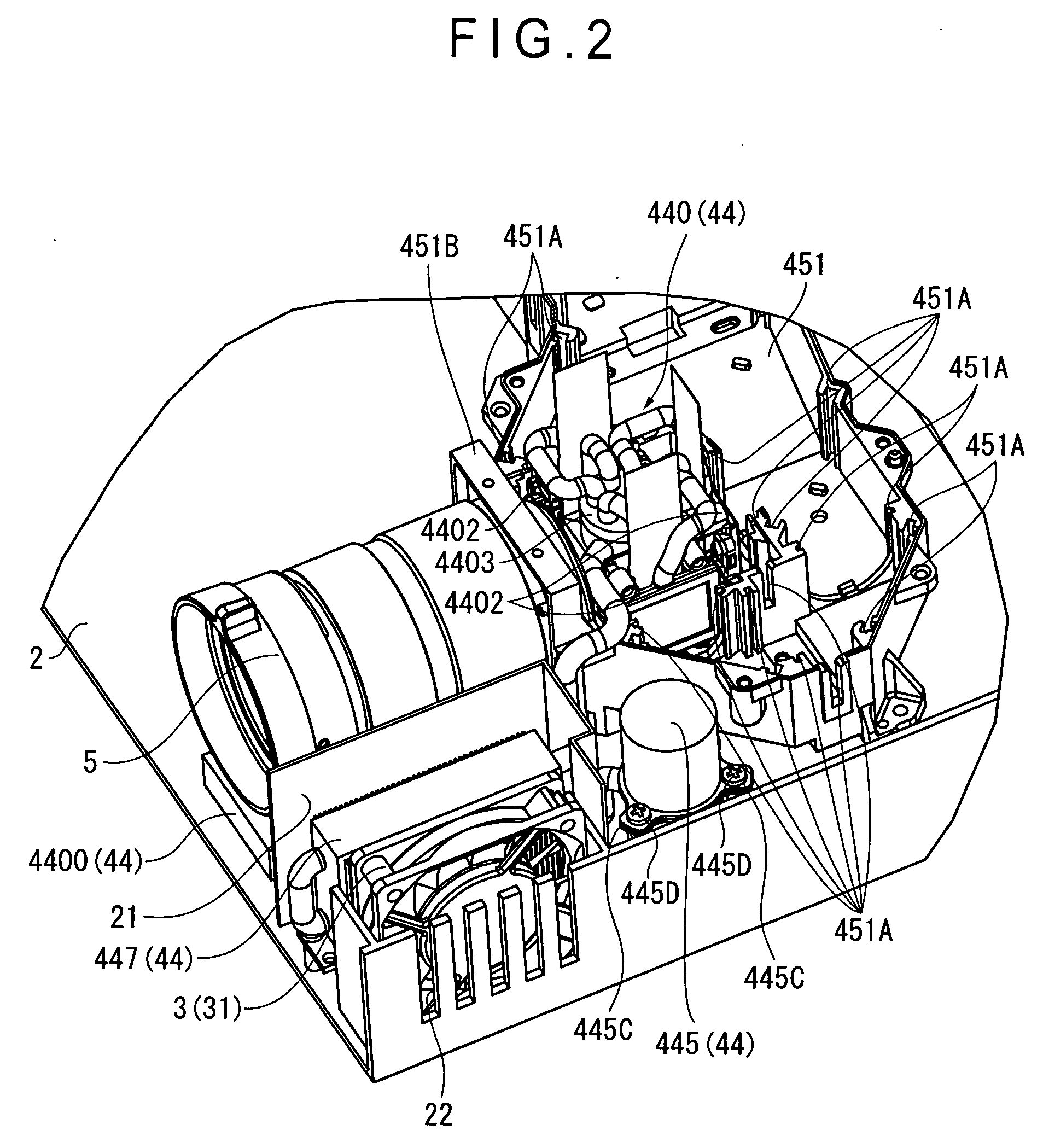 Optical device and projector