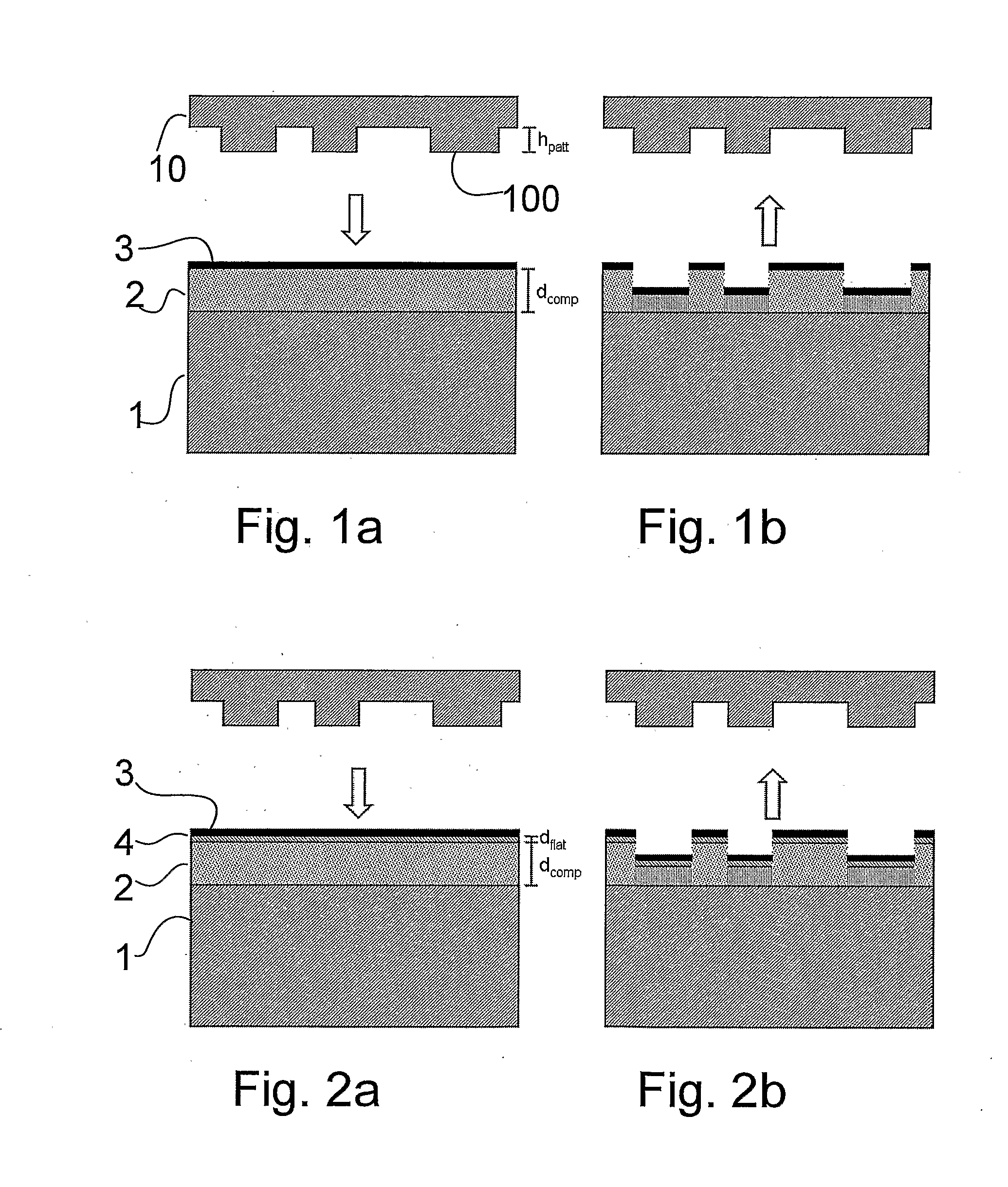 Method and Apparatus for Patterning a Conductive Layer, and a Device Produced Thereby