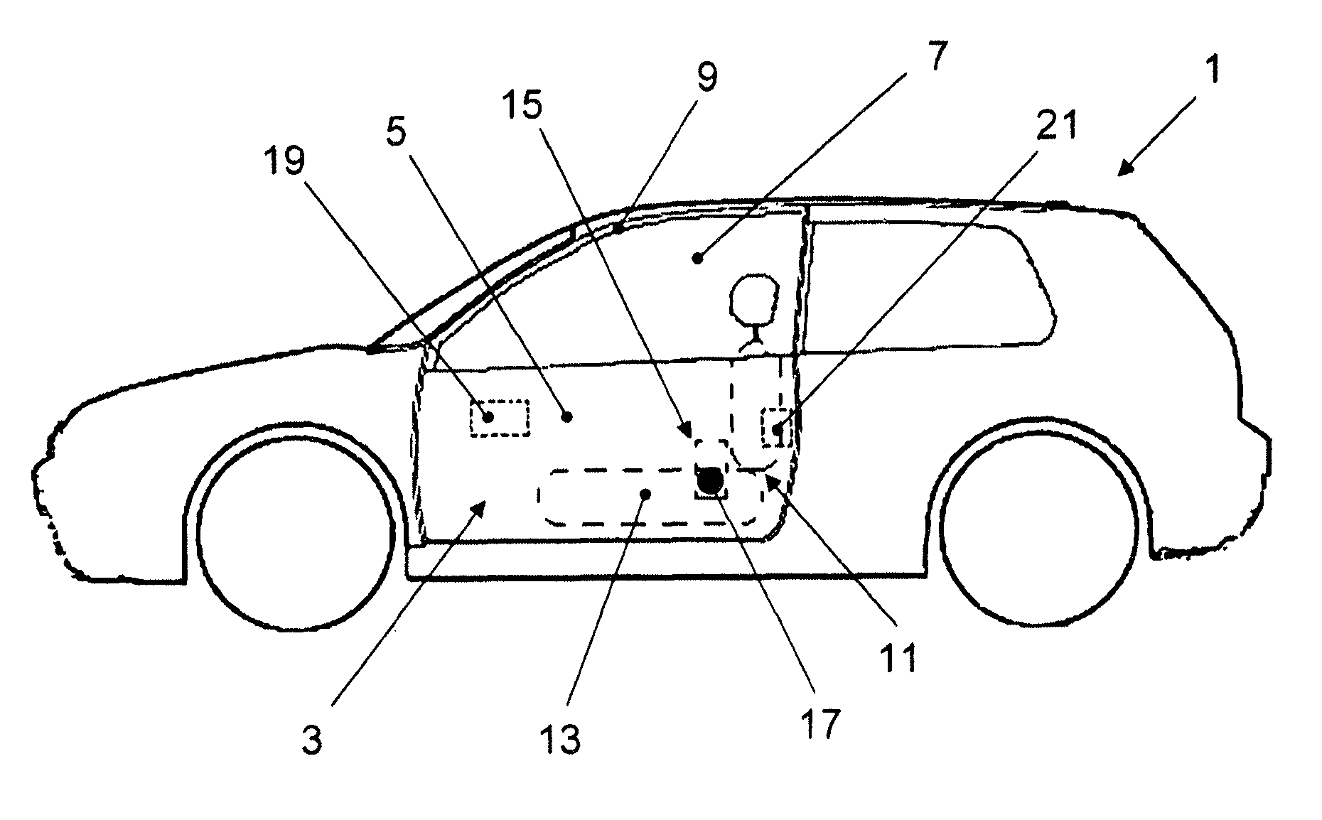 Method for lowering a window pane