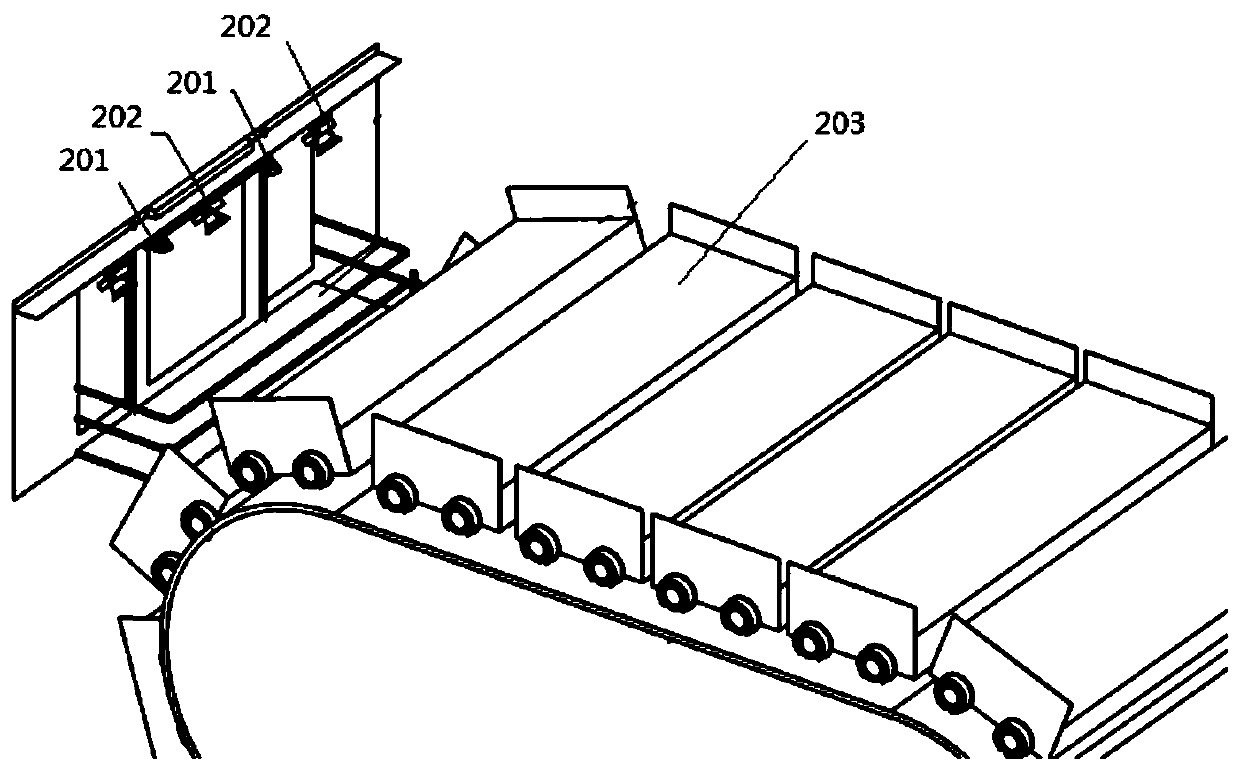 Trolley grate bar image shooting and detecting method for sintering machine