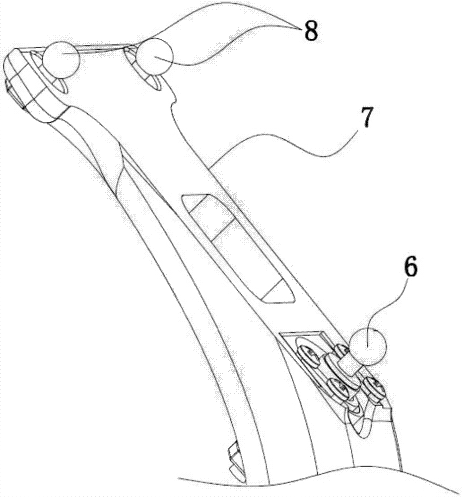 Damping device, instrument mounting table capable of damping and adjusting viewing angle and instrument