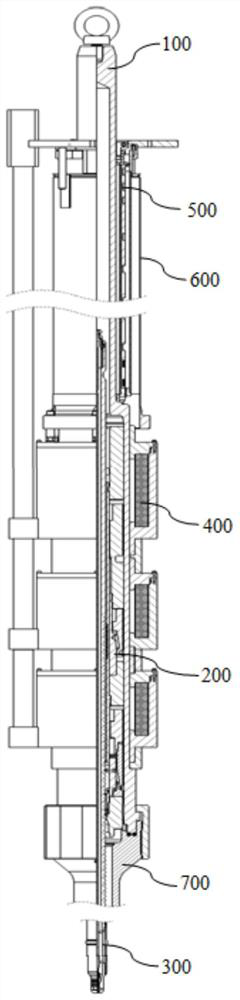 Nuclear power plant reactor control rod driving mechanism