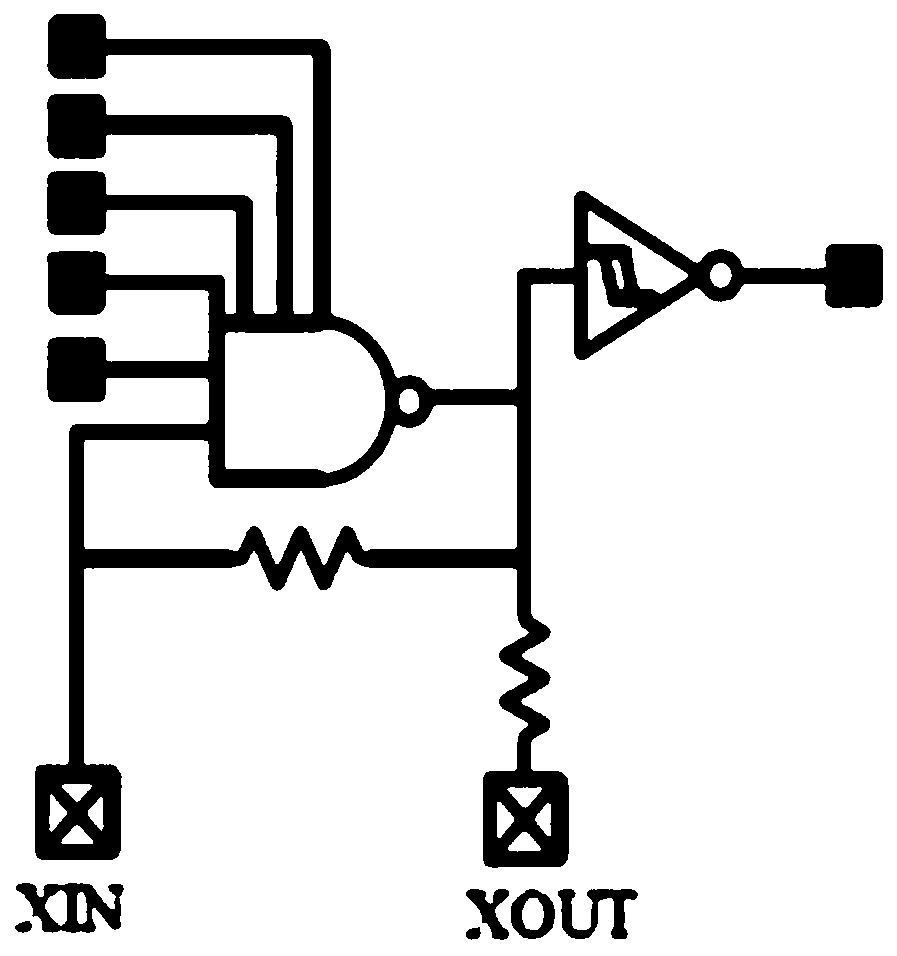 Passive crystal oscillator sharing circuit