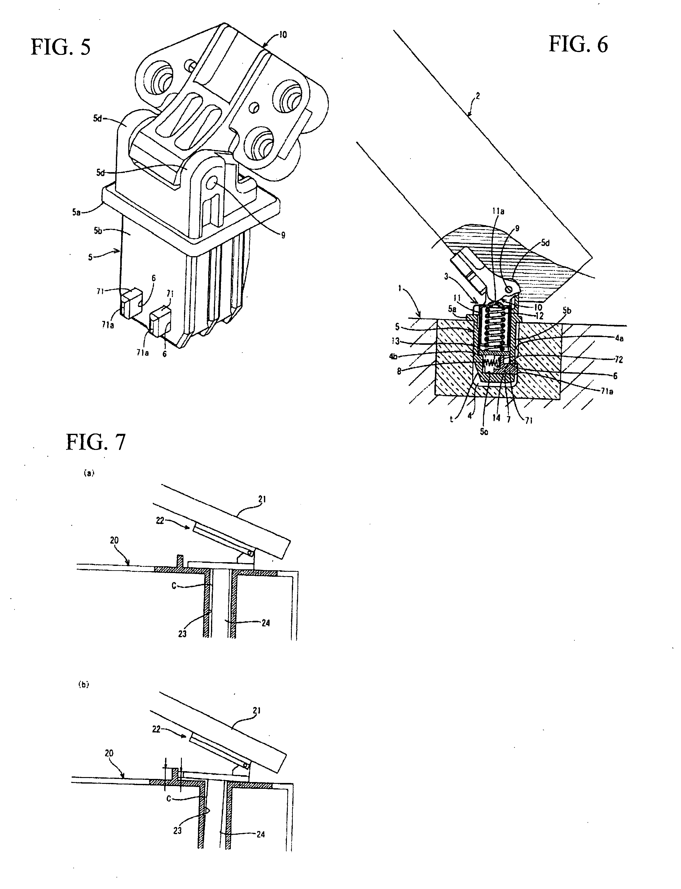 Opening/closing device for document pressing device
