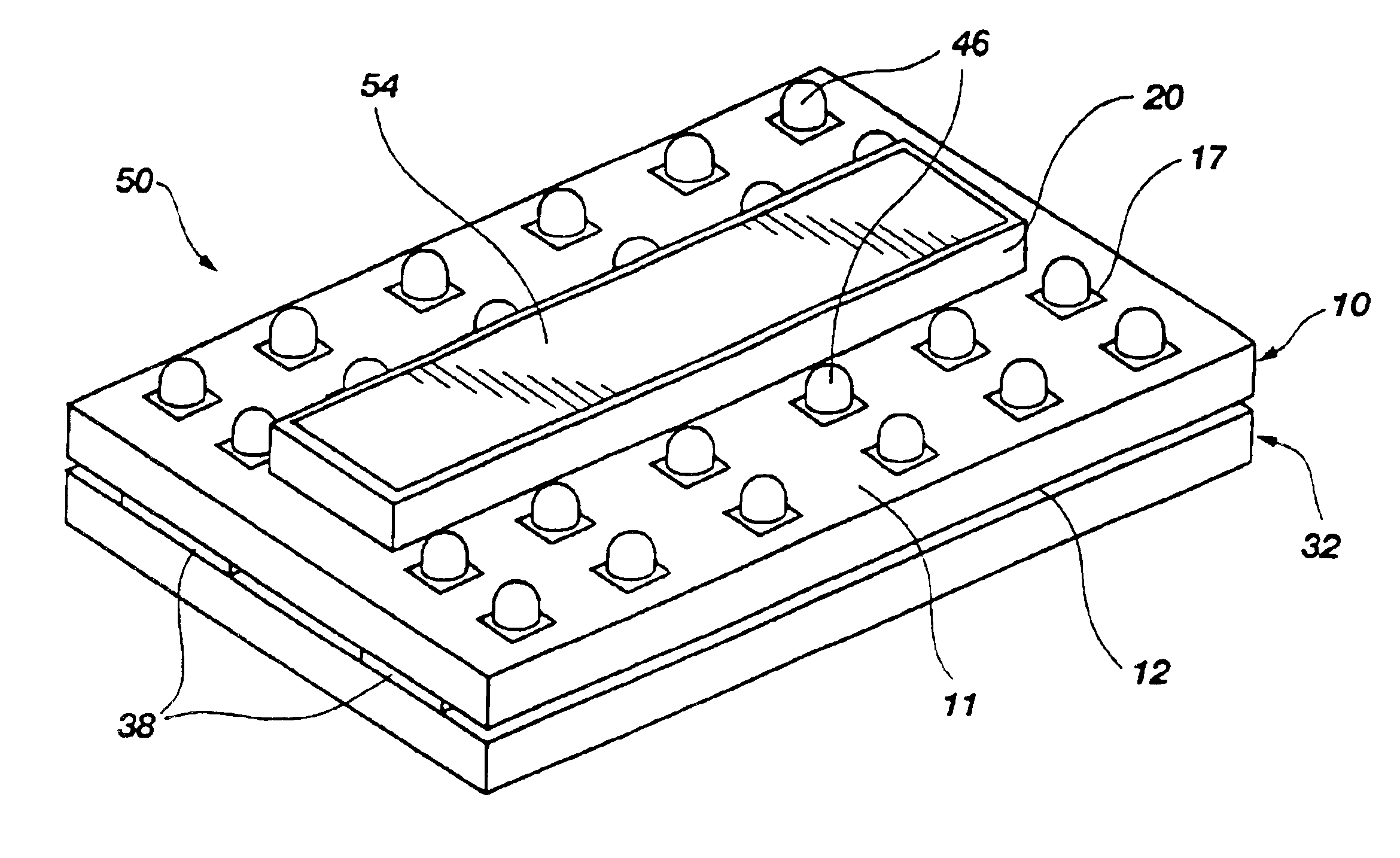 Methods for fabricating interposers including upwardly protruding dams
