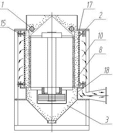 Belt type separated flow rice mill and rice milling method