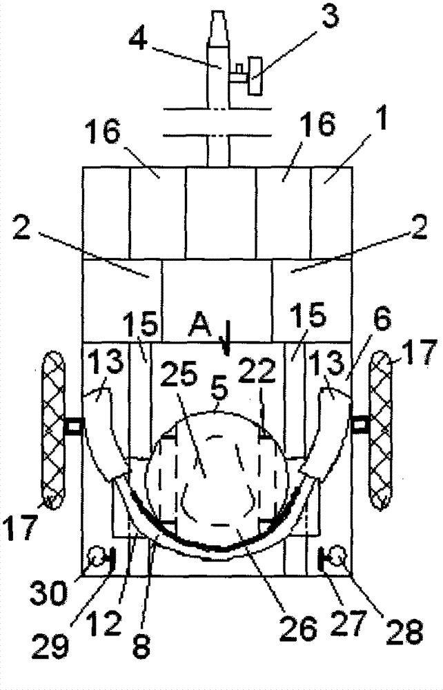 Multifunctional cart convenient for transporting pregnant women to examine, supporting abdomen and eliminating lower limb edema