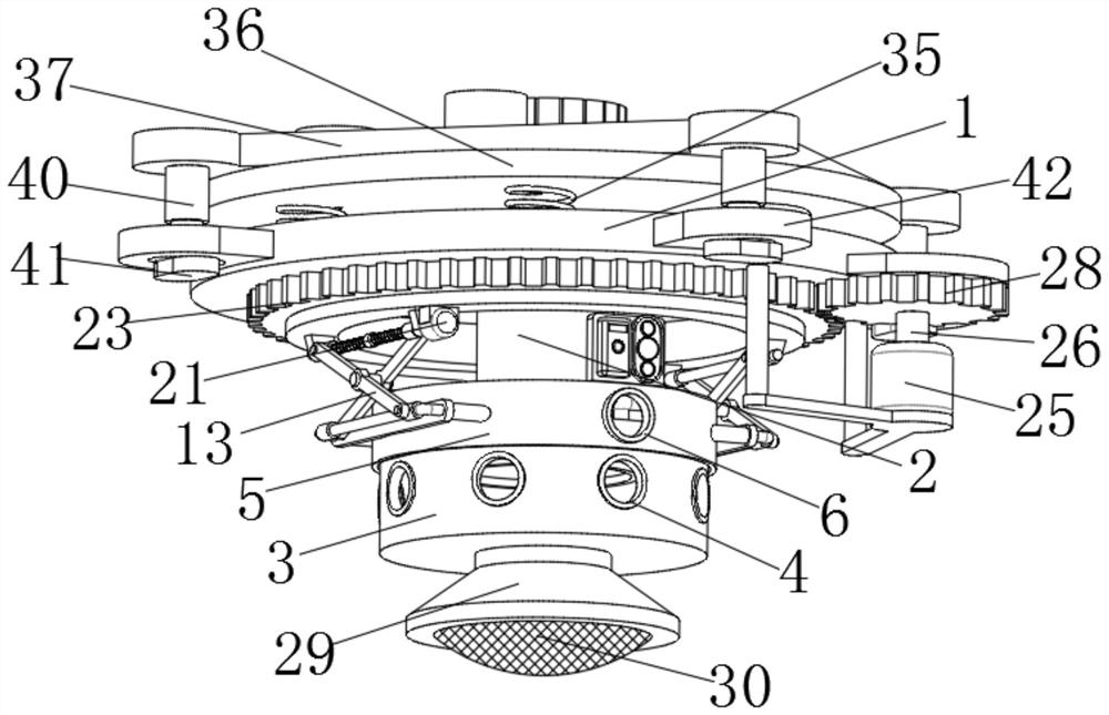 Fire extinguishing alarm device based on Internet of Things