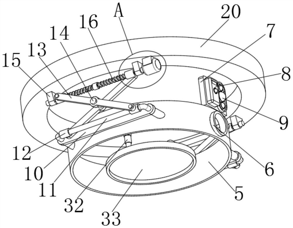 Fire extinguishing alarm device based on Internet of Things