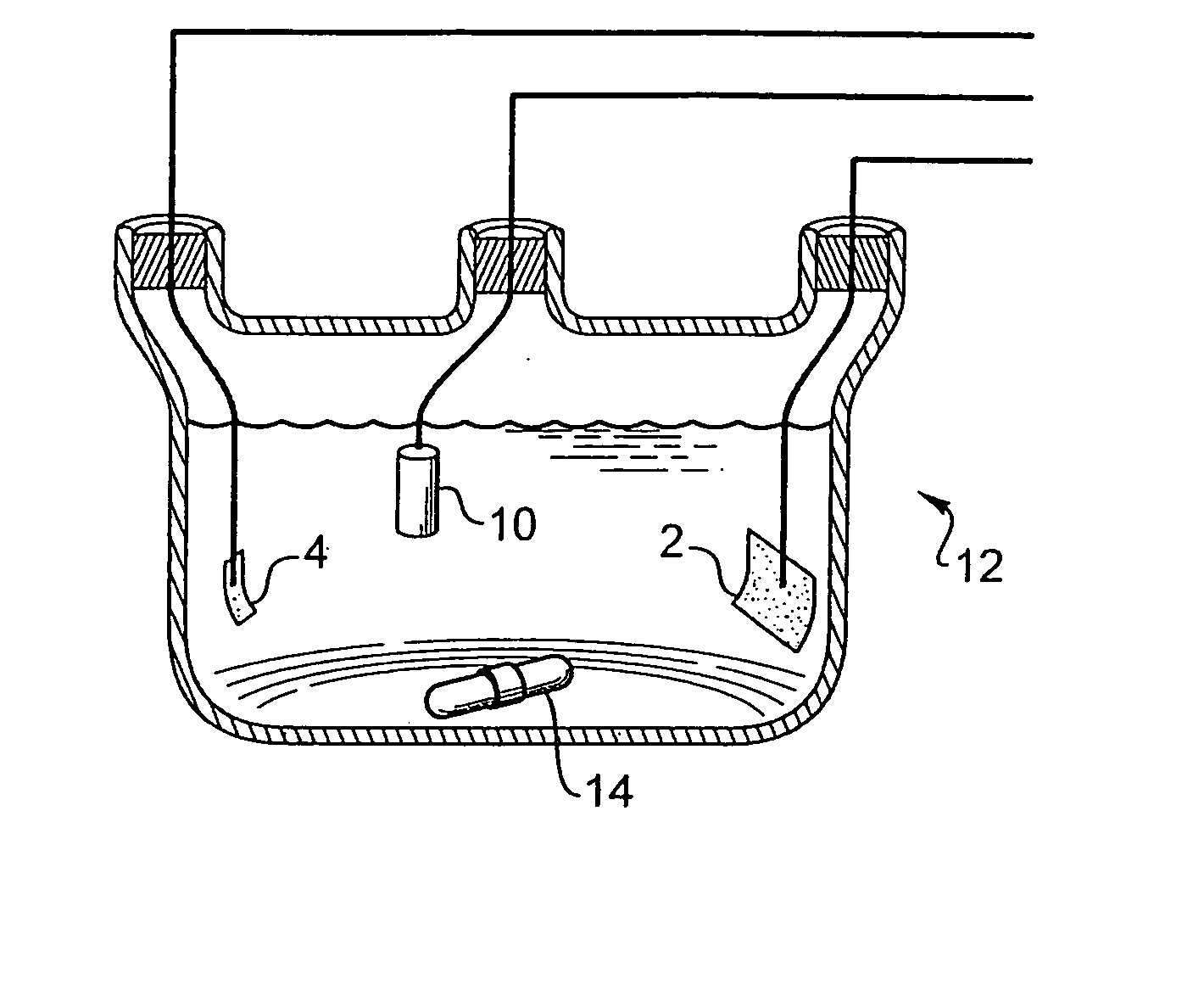 Platinum electrode surface coating and method for manufacturing the same