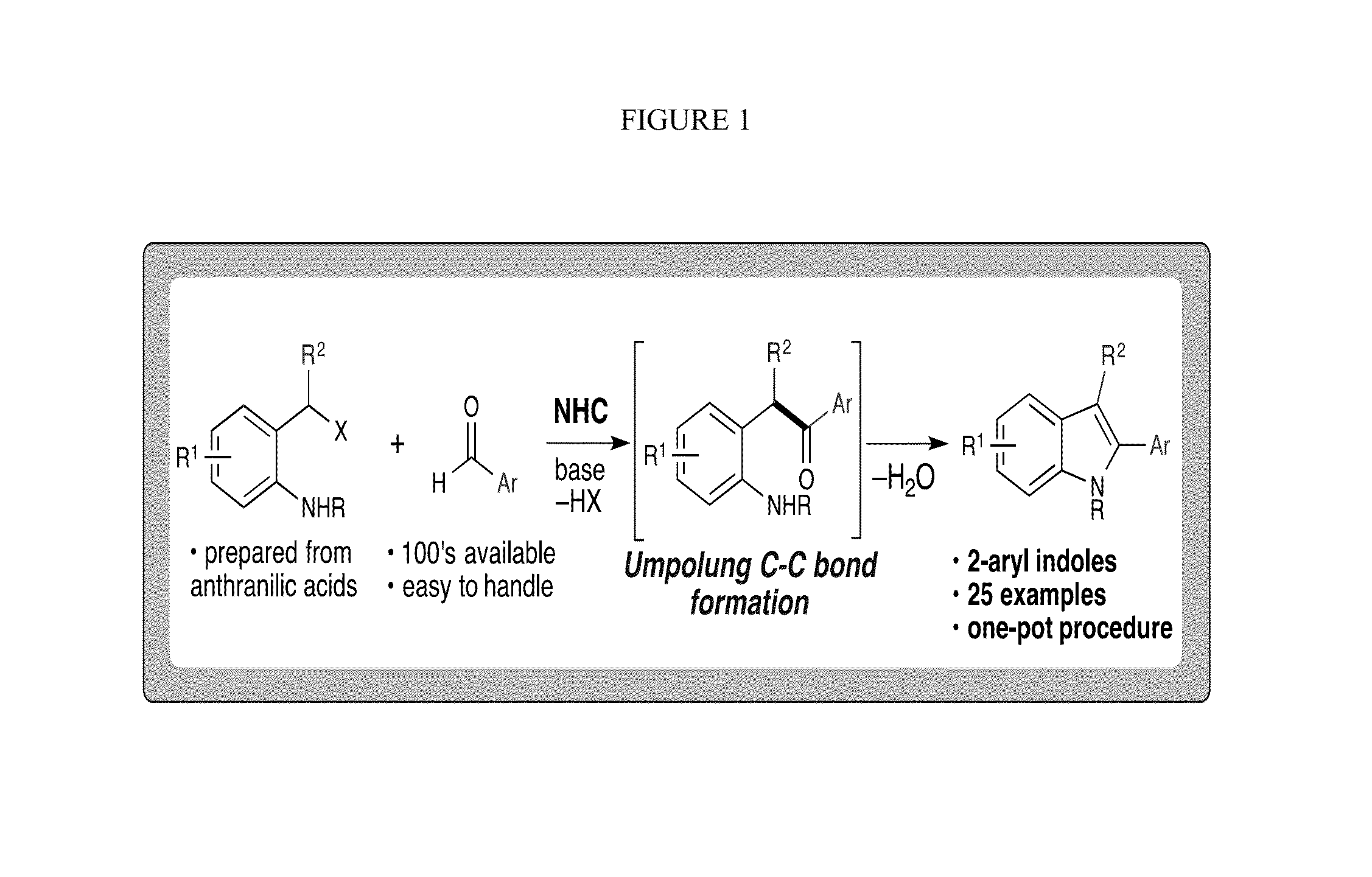 N-Heterocyclic Carbene-Catalyzed Synthesis of 2-Aryl Indoles