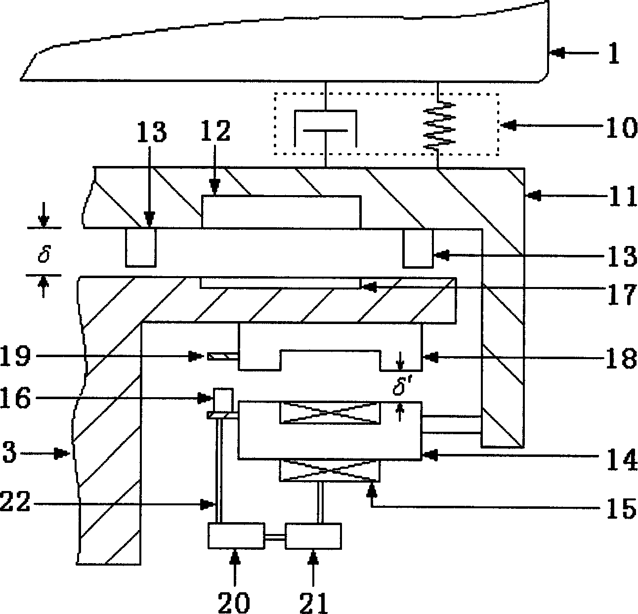 Electric electromagnetic hybrid suspension system