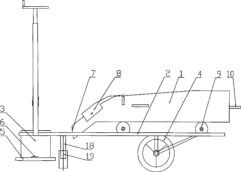 Aluminum-replacing trough cart