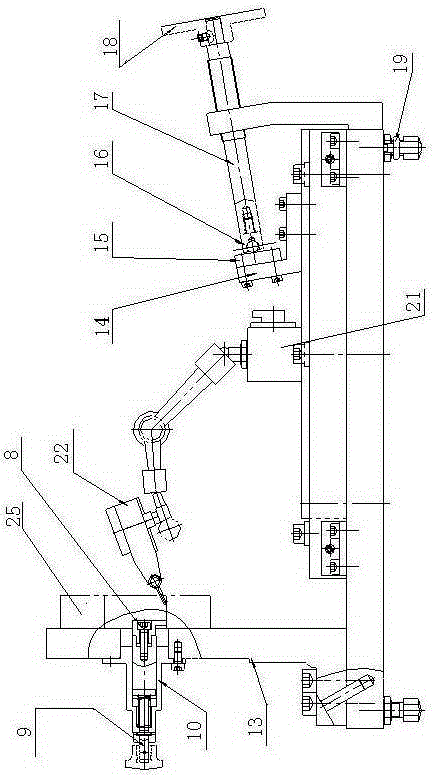 Stator curve verticality measuring instrument