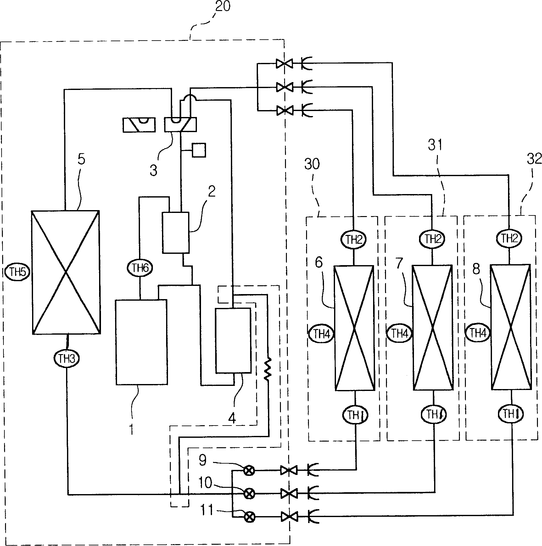 Central air-conditioner and its control method