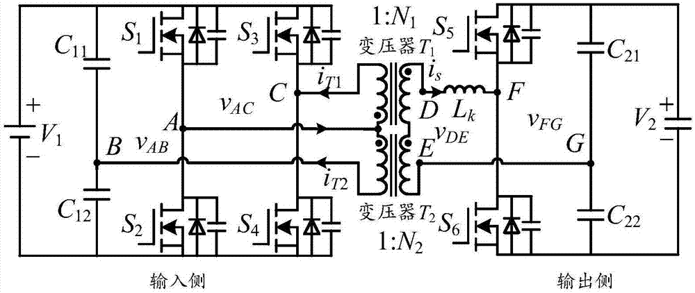 Dual-transformer structure-based bidirectional DC-DC converter and power control method therefor